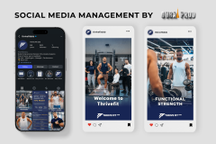 ThriveFit DXB – Social Media Management & Reels Production for Premium Dubai Personal Training Brand